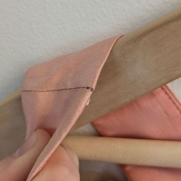 Vintage Y2K 2000s Ann Taylor 100% Silk Square Neck Sleeveless Sheath Dress 6P - Picture 9 of 9